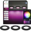 Image de Philips Hue Slimme Set De 3 Spots Encastrables Pour Salle De Bain Ø90 Mm Rond (noir) Lumière Blanche Et Colorée - White And Color Ambiance