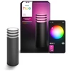 Image de Philips Hue Lucca Borne Bas (anthracite) Lumière Blanche Et Colorée - White And Color Ambiance