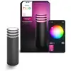 Image de Philips Hue Lucca Smart Outdoor Lighting Post 40 cm Anthracite E27 IP44 Zigbee Matter - Neuf