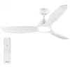 Image de Philips   Ventilateur De Plafond Silencieux Avec Lumière Led   Débit D'Air 190 M3/min   Lumière Blanche Réglable 3000k À 6500k   Télécommande Rf