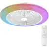 Image de Philips Amigo Ventilateur De Plafond 1 Lumière 20w+40w (blanc) Lumière Blanche Et Colorée - Ø132 Cm - 2650 Lumens