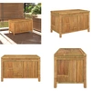 Image de vidaXL Coffre de jardin 90x52x55 cm Bambou - Coffre de jardin - Coffres de jardin - Boîte de rangement de jardin