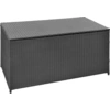 Image de vidaXL Coffre de rangement de jardin noir 120x50x60 cm Poly Rattan - Coffre de rangement de jardin - Coffre de rangement de jardin - Coffres de rangement de jardin