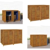 Image de vidaXL Boîte de jardin 140x87x104 cm bois massif acacia - Boîte de jardin - Boîte de rangement de jardin - Boîte de rangement extérieur - Boîte à outils