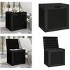 Image de vidaXL Coffre de jardin Noir 55,5x43x53 cm Polypropylène - Coffre de jardin - Coffres de jardin - Boîte de rangement