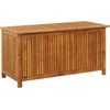 Image de vidaXL Boîte de rangement de jardin 113x50x58 cm bois massif acacia - Boîte de rangement de jardin - Boîte de rangement extérieur - Boîte de jardin - Boîte à poussière