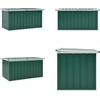 Image de vidaXL Coffre de jardin Vert 129 x 67 x 65 cm - Coffre de rangement - Coffre de rangement - Coffre pour coussins de jardin