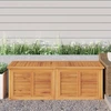 Image de vidaXL Coffre de jardin avec sac 150x50x53 cm bois massif teck - Coffre de jardin - Coffres de jardin - Coffre de rangement