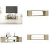 Image de vidaXL Armoire TV suspendue Chêne Sonoma 100x30x26,5 cm Bois composite - Armoire TV - Armoire TV suspendue - Armoires TV suspendues