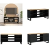 Image de vidaXL Armoire TV 100x33x46 cm Bois massif de manguier & dérivés du bois - Armoire TV - Meubles TV - Supports TV