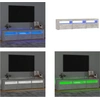 Image de vidaXL Armoire TV avec lampes LED gris béton 180x35x40 cm - Armoire TV - Pied TV - Armoire média