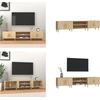 Image de vidaXL Armoire TV Chêne Sonoma 180x31,5x40 cm Bois composite - Armoire TV - Meubles TV - Support TV