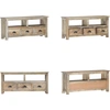 Image de vidaXL Armoire TV 110x30x50 cm Bois massif Mango - Armoire TV - Meubles TV - Meubles TV