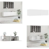 Image de vidaXL Armoire TV Blanc 120x30x30 cm Bois composite - Armoire TV - Meubles TV - Sideboard