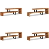 Image de vidaXL Armoire TV Acacia Massif - Armoire TV - Armoires TV - Armoires TV
