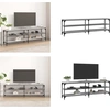Image de vidaXL Armoire TV Gris Sonoma 160x30x50 cm Bois composite - Meuble TV - Armoires TV - Support TV - Meubles TV