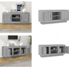 Image de vidaXL Armoire TV Gris Sonoma 102x35x45 cm Bois composite - Armoire TV - Armoire TV - Lowboard - Armoire