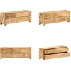 Image de vidaXL Armoire TV en bois massif de manguier 110x30x40 cm - Meuble TV - Armoire TV - Armoire HiFi