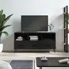 Image de vidaXL Armoire TV Noir 102x36x50 cm Bois composite - Armoire TV - Meubles TV - Support TV