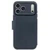 Image de Étui Folio pour iPhone 17 Pro Max MagSafe en Cuir avec Coque Détachable Bleu marine - Neuf