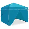 Image de vidaXL Tente pavillon bleue 243 x 243 x 251 cm Tissu