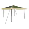 Image de vidaXL, tente de pavillon, 395 x 395 x 251 cm, verte, en tissu