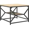 Image de vidaXL Table basse en chêne Sonoma 51 x 50 x 40 cm