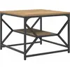Image de vidaXL Table basse en chêne Artisan 51 x 50 x 40 cm