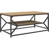 Image de vidaXL Table basse en chêne Artisan 90 x 50 x 40 cm