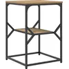 Image de vidaXL Table d'appoint Chêne Artisan 41 x 40 x 60 cm
