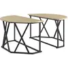 Image de Table basse Sonoma Chêne 80X80X42 Cm Avec Bois d'Ingénierie Lumarko