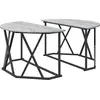 Image de Table basse Sonoma Grey 80X80X42 Cm en bois d'ingénierie Lumarko