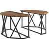 Image de Table Basse Vieux Bois 80X80X42 Cm Avec Bois d'Ingénierie Lumarko