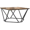 Image de Table Basse Chêne Fumé 80X80X45 Cm Avec Bois d'Ingénierie Lumarko