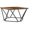 Image de Table Basse Bois Ancien 80X80X45 Cm Bois Massif Lumarko
