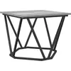 Image de vidaXL Table basse, lot de 3, gris Sonoma, bois d'ingénieur et acier