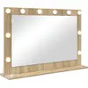 Image de vidaXL Miroir de lavabo à angle droit Chêne Sonoma 80 x 55 x 18 cm
