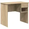 Image de Bureau vidaXL en chêne Sonoma, 90 x 49 x 75 cm, aggloméré