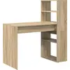 Image de vidaXL Bureau Chêne Sonoma 113 x 54 x 120 cm Bois composite