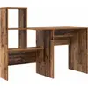 Image de vidaXL Bureau vieux bois 131,5 x 50 x 106,5 cm Bois composite