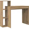 Image de Bureau vidaXL en chêne Artisan, 100 x 40 x 90 cm, aggloméré