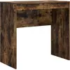 Image de vidaXL Bureau Chêne fumé 80 x 40 x 76 cm