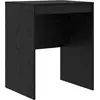 Image de vidaXL Bureau noir imitation chêne 60 x 50 x 76 cm