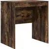 Image de vidaXL Bureau Chêne fumé 70 x 50 x 76 cm