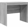 Image de vidaXL Bureau gris Sonoma 90 x 50 x 76 cm