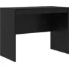Image de vidaXL Bureau noir imitation chêne 100 x 50 x 76 cm