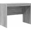 Image de vidaXL Bureau gris Sonoma 100 x 50 x 76 cm