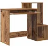 Image de vidaXL Bureau avec étagère Vieux bois 106 x 41 x 88.5 cm Bois composite