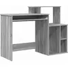 Image de vidaXL Bureau gris Sonoma 120,5 x 44 x 88,5 cm Bois composite