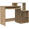 Image de vidaXL Bureau Artisan-Chêne 120,5 x 44 x 88,5 cm Bois composite